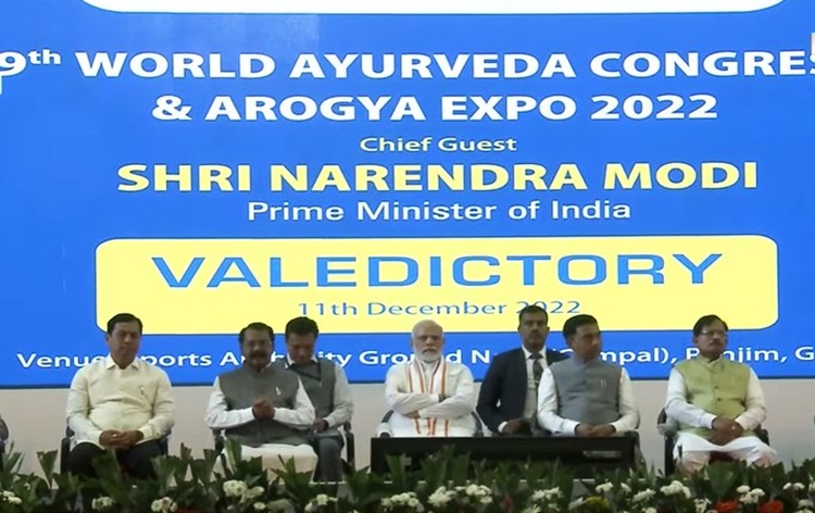 You are currently viewing PM Modi stresses on documentation of Data Based Evidence to further promote Ayurveda; Virtually inaugurates three National Ayush Institutes from Goa