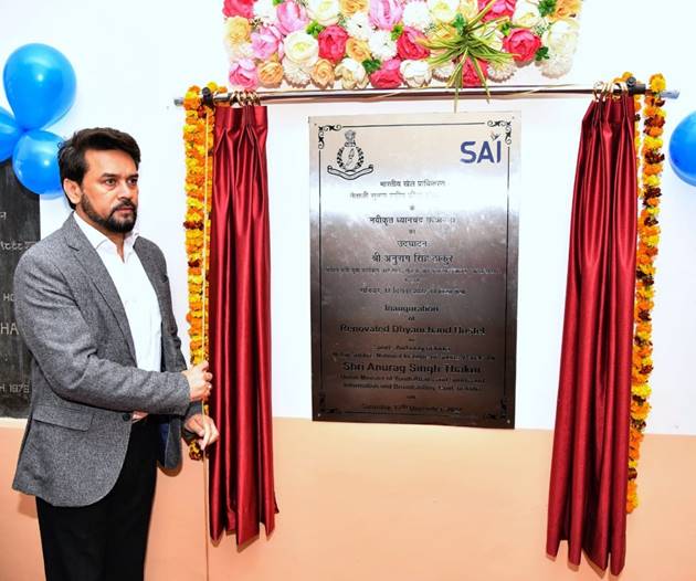 You are currently viewing Union Minister Anurag Singh Thakur visits SAI’s Patiala and Sonipat Centres, inaugurates multiple infrastructure projects worth 85 crores