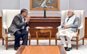 Read more about the article PM Modi meets academic Vivek Wadhwa in New Delhi
