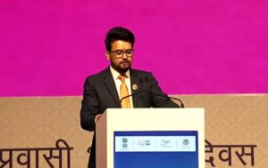 Read more about the article Pravasi Bhartiya Divas convention: Information, Broadcasting Minister Anurag Thakur invites overseas Indian youth to innovate, invest in India