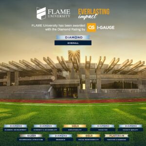 Read more about the article FLAME University conferred a ‘Diamond’ and ‘Platinum’rating from QS I-GAUGE