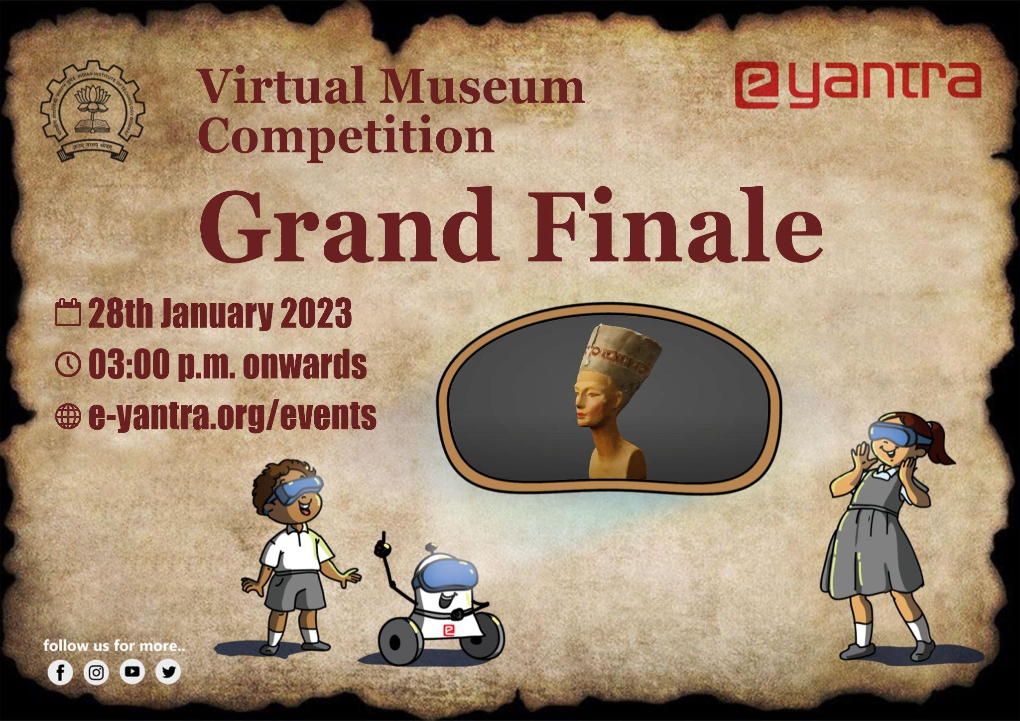 You are currently viewing IIT Bombay to hold Grand Finale of 2nd edition of e-Yantra Virtual Museum Competition on 28th January 2023; launches ‘History in 3D’ website on Republic Day