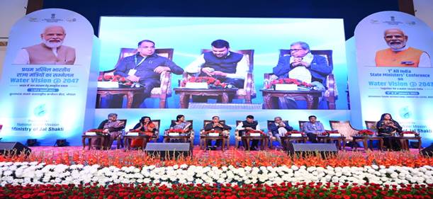 You are currently viewing Deputy Chief Minister of Maharashtra Devendra Fadnavis Chairs Session On Water Governance At Day 2 of 1st All India Annual States’ Ministers Conference