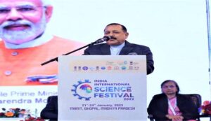 Read more about the article Madhya Pradesh CM, Union Minister Dr. Jitendra Singh inaugurate “India International Science Festival, IISF-2022” in Bhopal