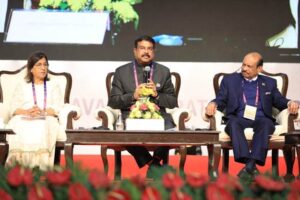 Read more about the article Union Minister Dharmendra Pradhan addresses the Plenary Session on Enabling Global Mobility of Indian Workforce – Role of Indian Diaspora