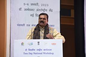 Read more about the article Minister Kapil Moreshwar Patil inaugurates the two-day National Workshop