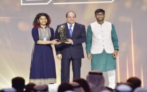 Read more about the article Egyptian President bestows Global Best M-GOV Awards on IIT Indore students