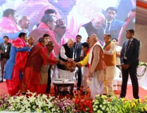 Read more about the article Union Home Minister Amit Shah performs Bhumi Pujan, lays the foundation stone of the fifth unit of IFFCO Nano Urea Plant at Deoghar, Jharkhand
