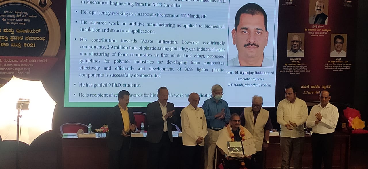 You are currently viewing IIT Mandi faculty gets prestigious Prof. Satish Dhawan Young Engineers State Award