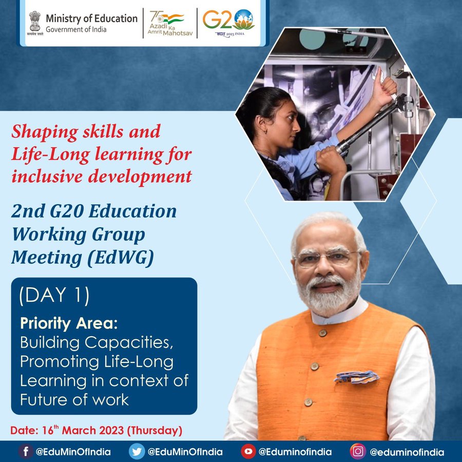 You are currently viewing G20 India: Discussion on Strengthening capacities & life-long learning culture