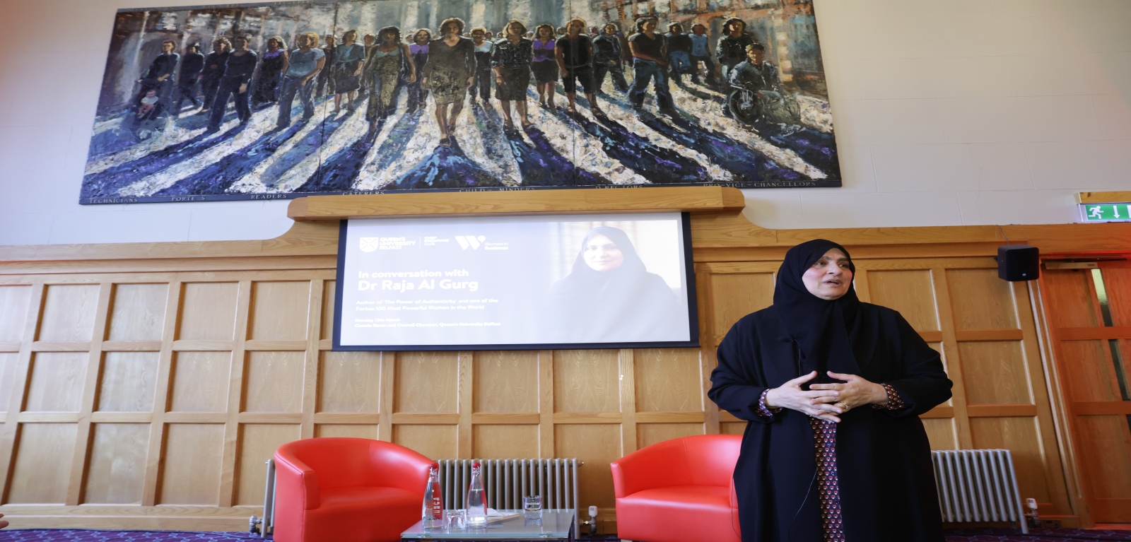 Queen’s University Belfast’s Chief Executives’ Club hosts ‘In Conversation with Dr Raja Al Gurg’