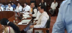 Read more about the article Union Ministers discuss preparations for upcoming International Day of Yoga