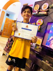Read more about the article Student from Orchids The International School set to represent India at BARCA WORLD CUP, Spain