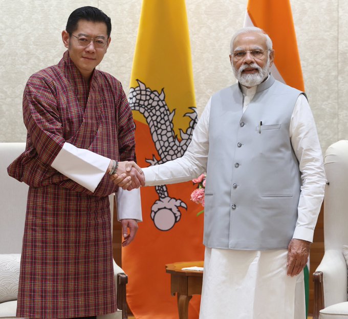 You are currently viewing Prime Minister Narendra Modi meets with His Majesty the King of Bhutan, Jigme Khesar Namgyel Wangchuck