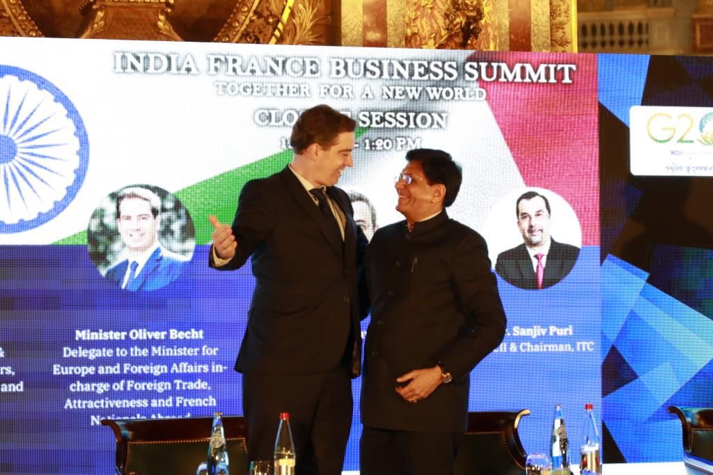 You are currently viewing Minister Piyush Goyal addresses India – France Business Summit and CEOs Roundtable
