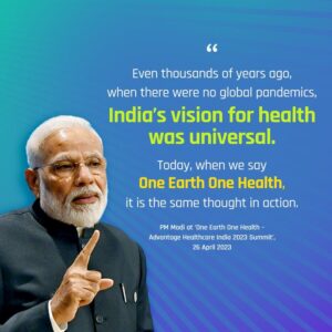 Read more about the article “India’s vision for health was universal even when there were no global pandemics” – PM Modi