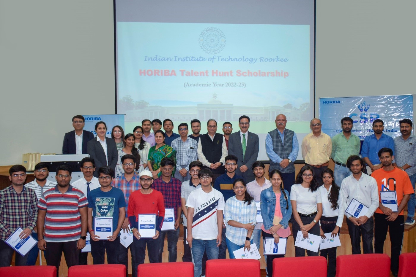 You are currently viewing Students of IIT Roorkee awarded with HORIBA Talent Hunt Scholarship 2022-23