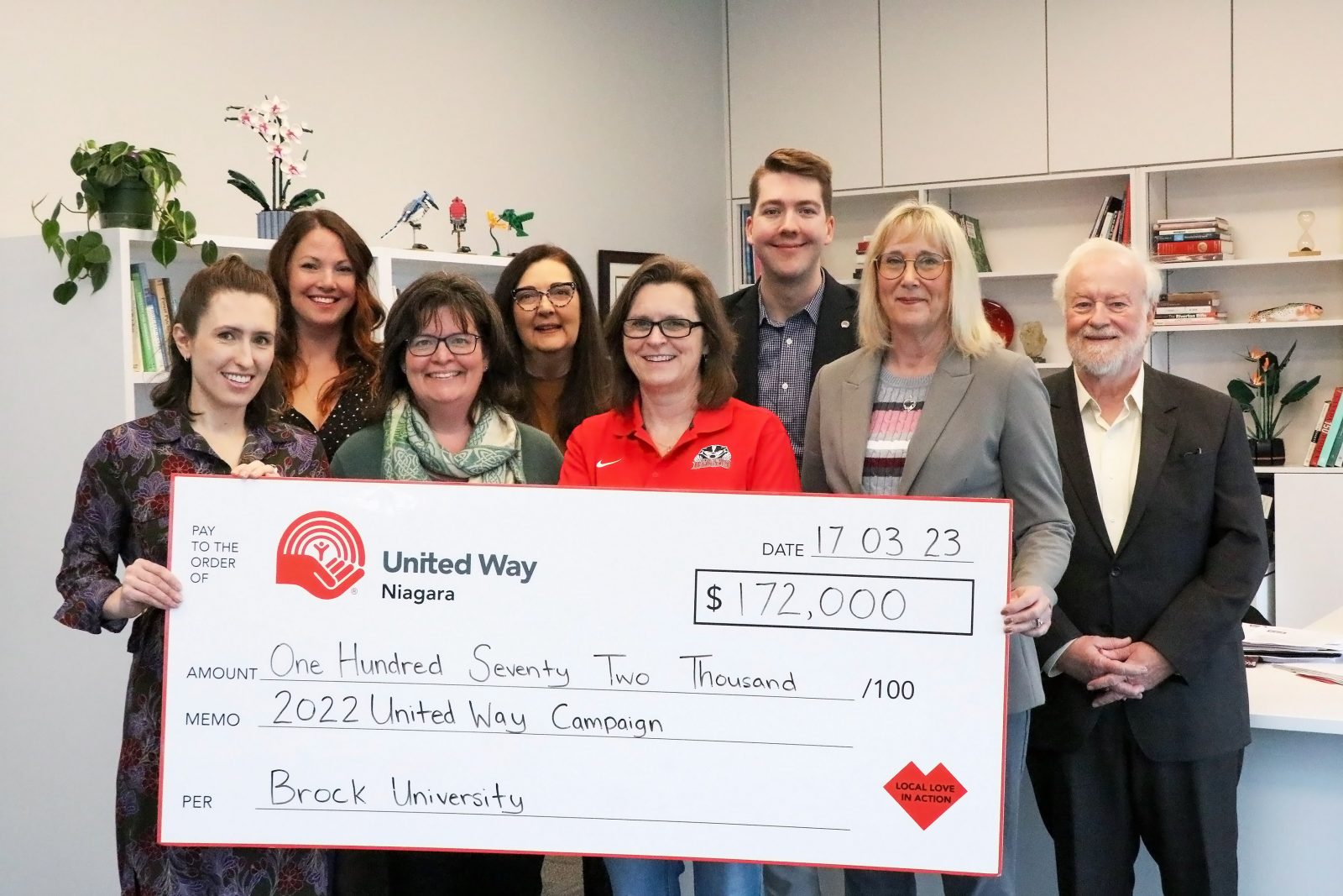You are currently viewing Brock University outshines fundraising target for United Way